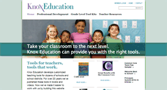 Desktop Screenshot of knoxeducation.com