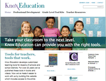 Tablet Screenshot of knoxeducation.com